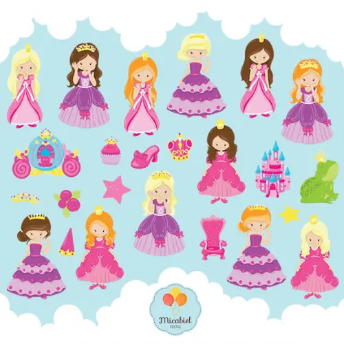 Clipart - Princesas 2