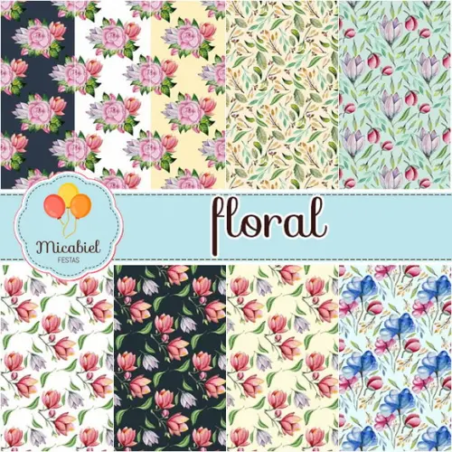 Papel Digital - Floral 3