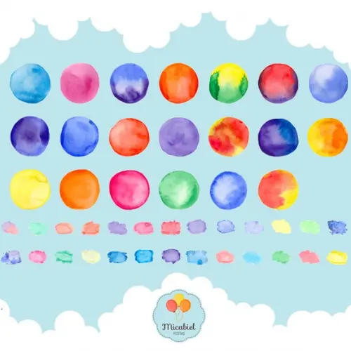 Clipart - Aquarela 1