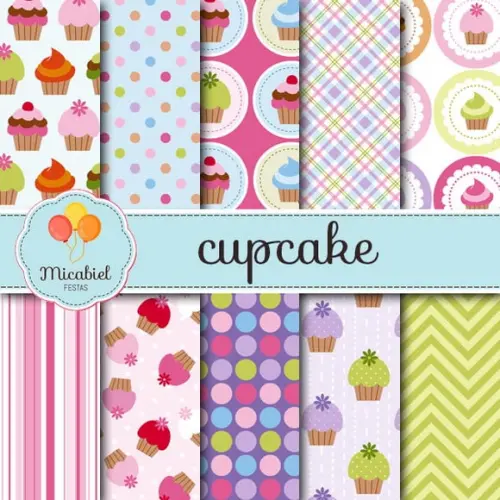 Papel Digital - Cupcake 1