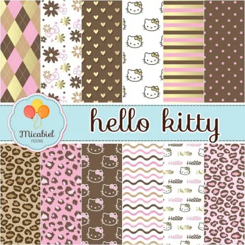 Papel Digital - Hello Kitty 1