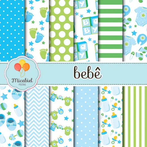 Papel Digital - Bebê 2