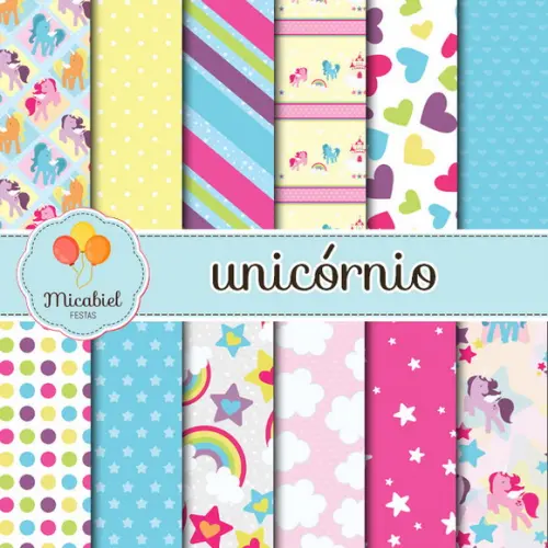 Papel Digital - Unicórnio 6