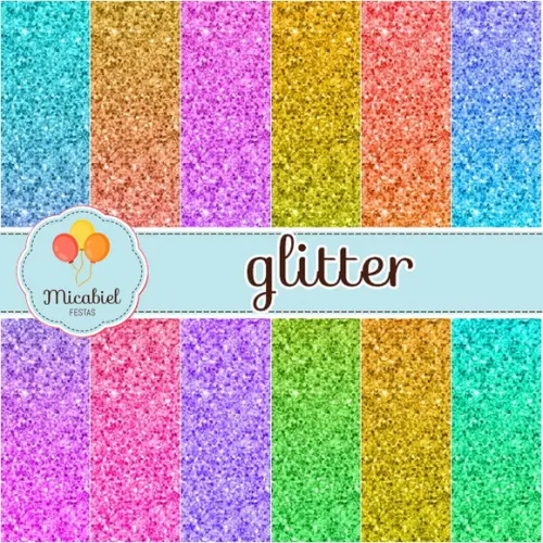 Papel Digital - Glitter 9