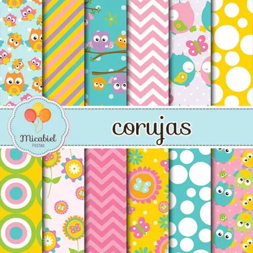 Papel Digital - Corujas 1