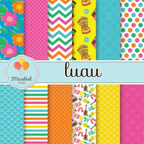 Papel Digital - Luau 1