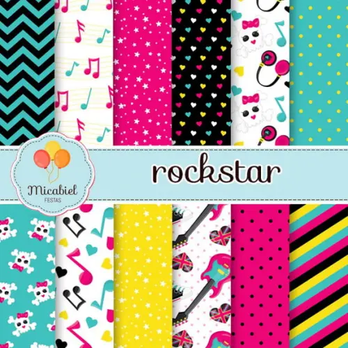 Papel Digital - Rockstar 1
