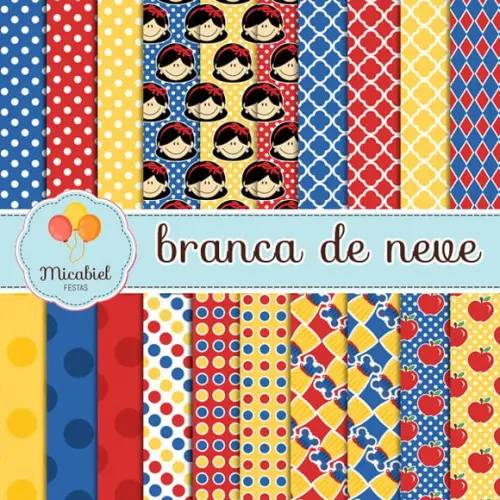 Papel Digital - Branca de Neve 3