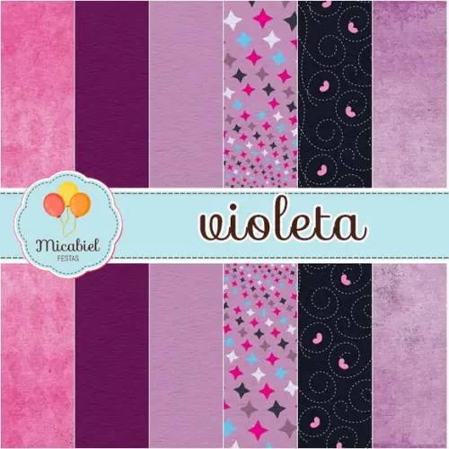 Papel Digital - Violeta 1
