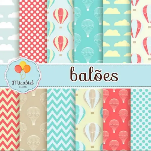 Papel Digital - Balões 1