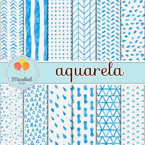 Papel Digital - Aquarela 19
