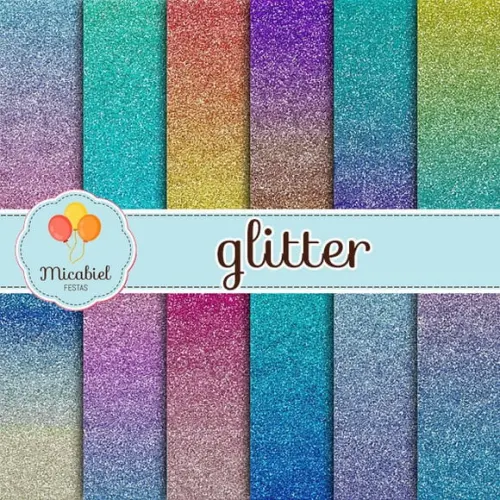 Papel Digital - Glitter 12