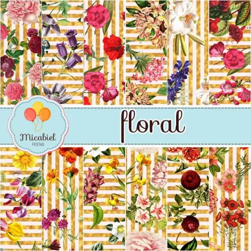 Papel Digital - Floral 6