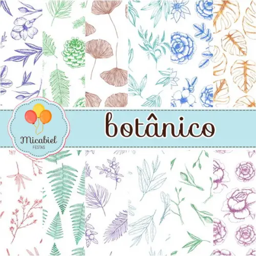 Papel Digital - Botânico 1