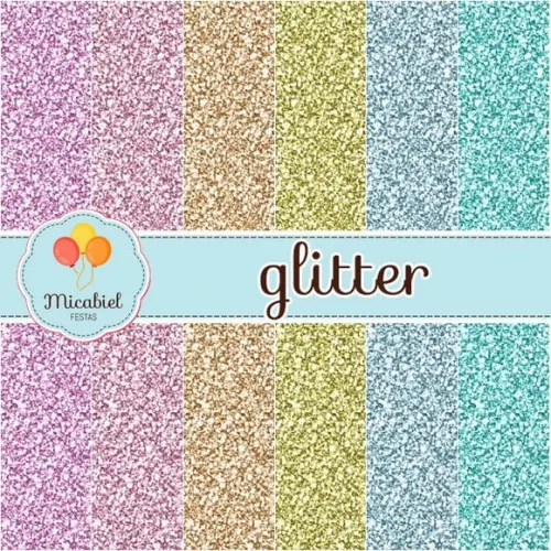 Papel Digital - Glitter 6