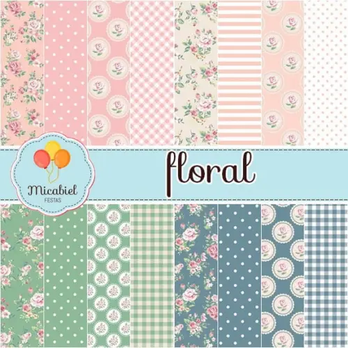 Papel Digital - Floral 5