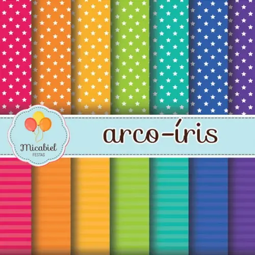 Papel Digital - Arco-íris 4