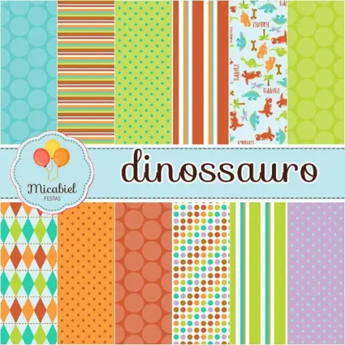 Papel Digital - Dinossauro 2