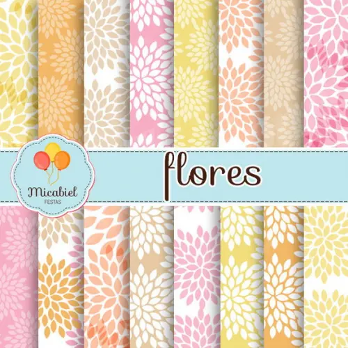 Papel Digital - Flores 2