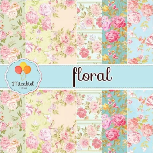 Papel Digital - Floral 2