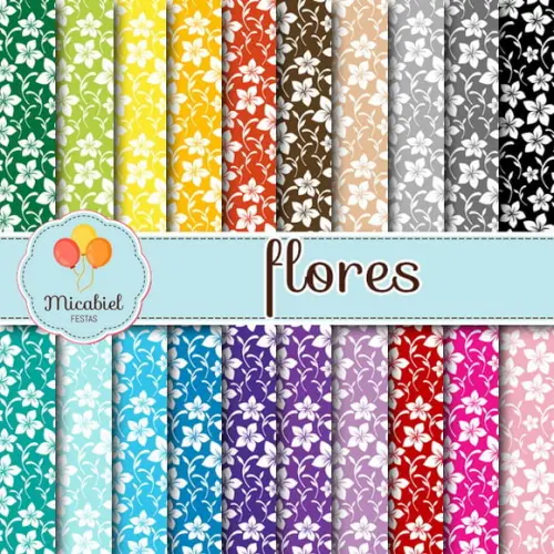 Papel Digital - Flores 1