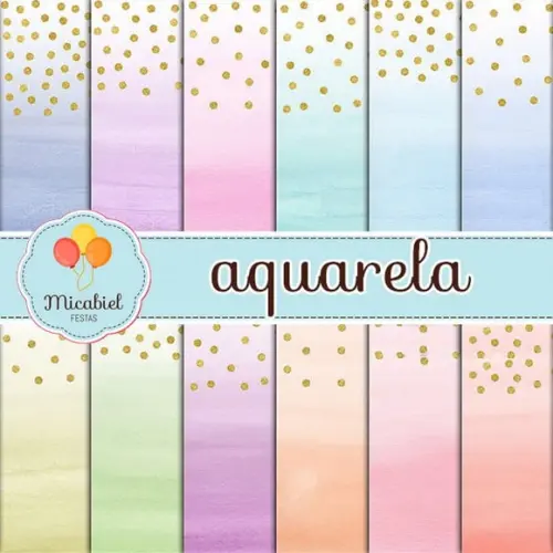 Papel Digital - Aquarela 7