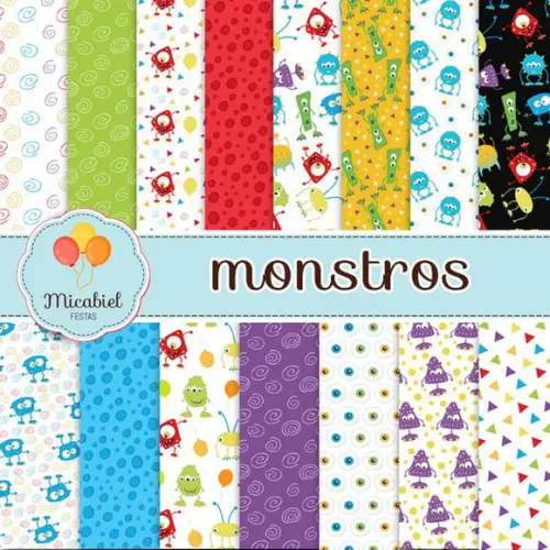 Papel Digital - Monstros 1