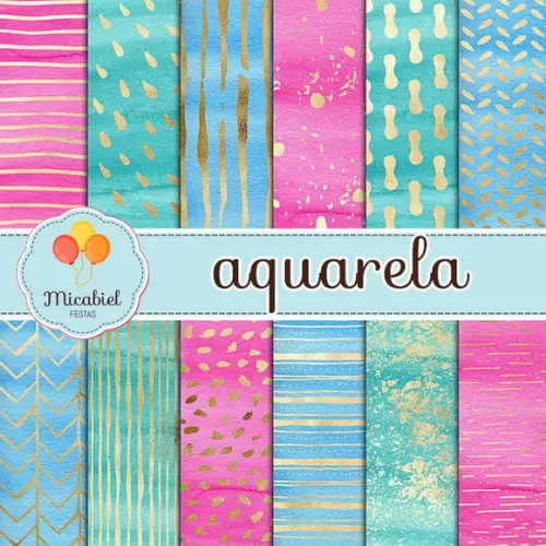 Papel Digital - Aquarela 1