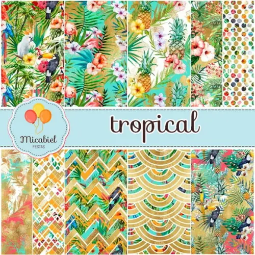 Papel Digital - Tropical 1