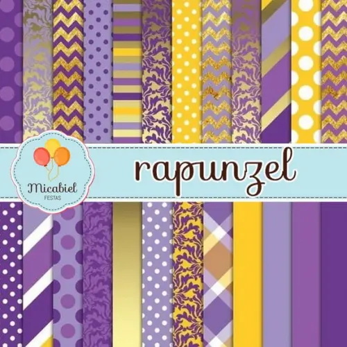 Papel Digital - Rapunzel 1
