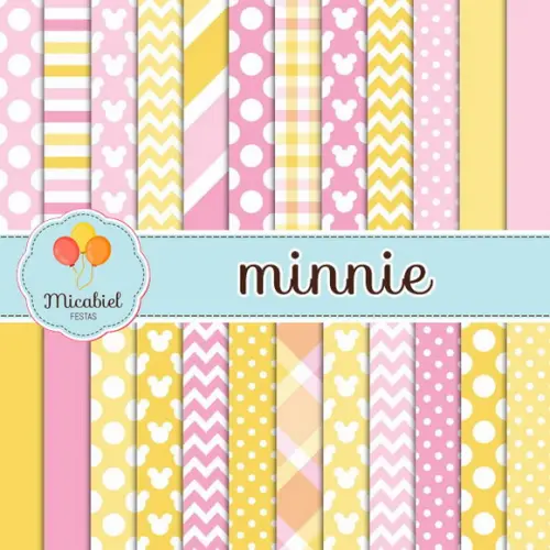 Papel Digital - Minnie Baby 1