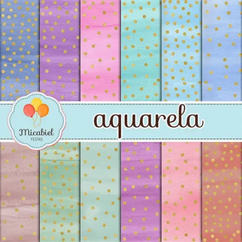 Papel Digital - Aquarela 11