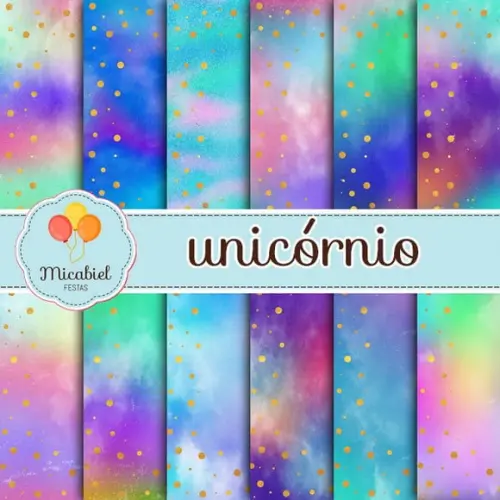 Papel Digital - Unicórnio 8