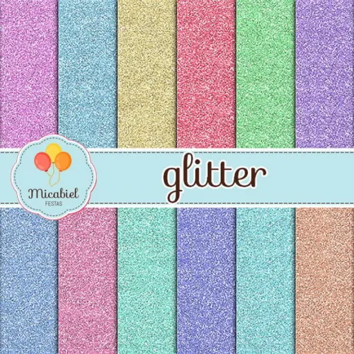 Papel Digital - Glitter 4