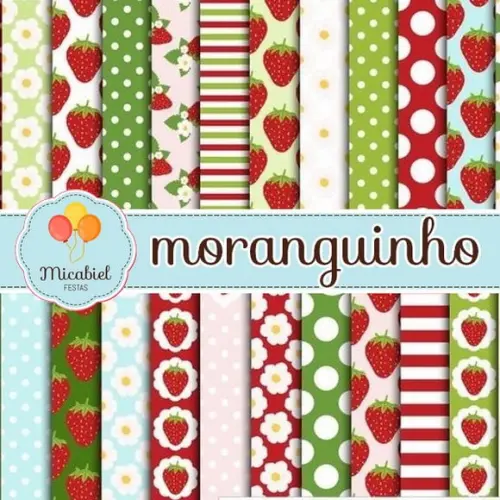 Papel Digital - Moranguinho 1