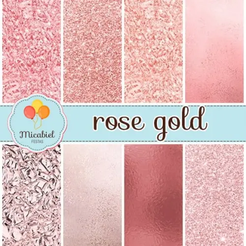Papel Digital - Rose Gold 1
