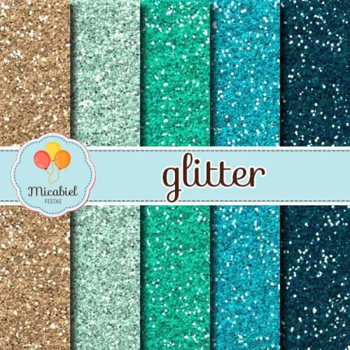 Papel Digital - Glitter 10