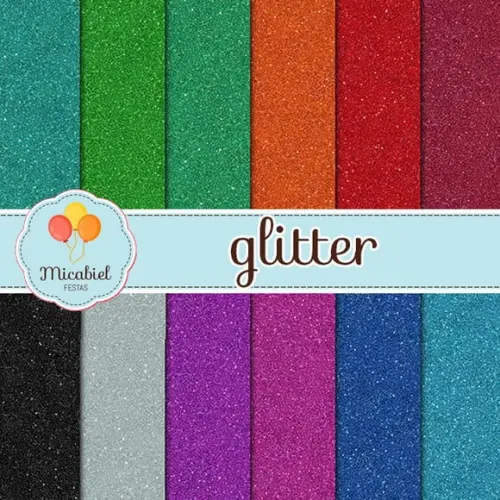 Papel Digital - Glitter 5