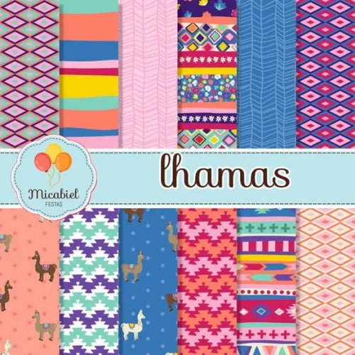 Papel Digital - Lhamas 1
