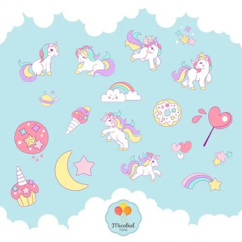 Clipart - Unicórnio 1