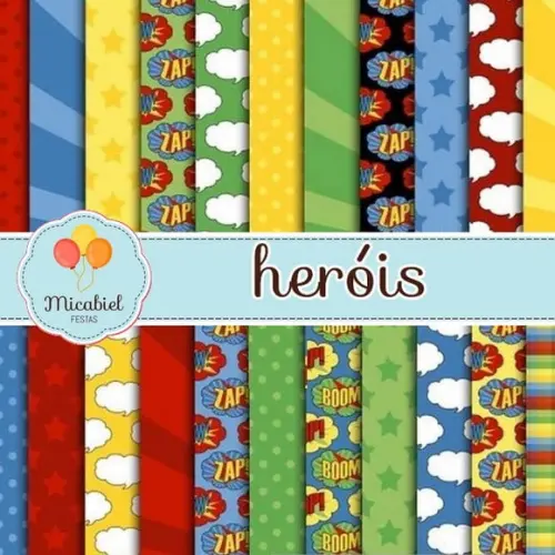 Papel Digital - Heróis 1