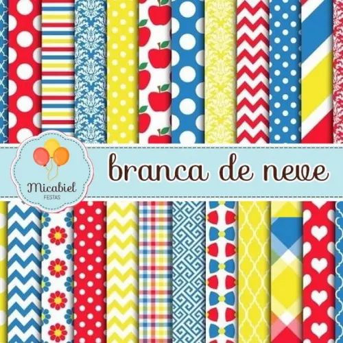 Papel Digital - Branca de Neve 1
