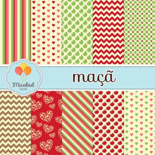 Papel Digital - Maçã 2