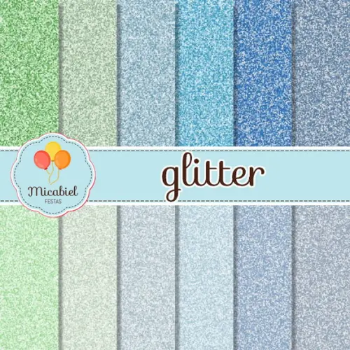 Papel Digital - Glitter 14