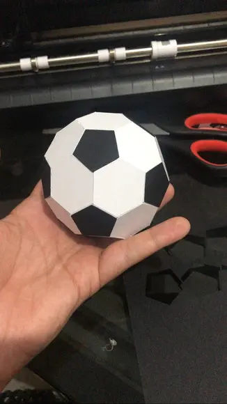 Arquivo de Corte - Bola de Futebol 3d 1