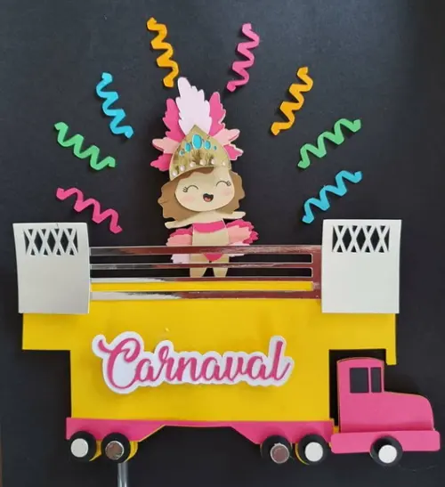 Arquivo de Corte - Topo de Bolo (Carnaval) 10