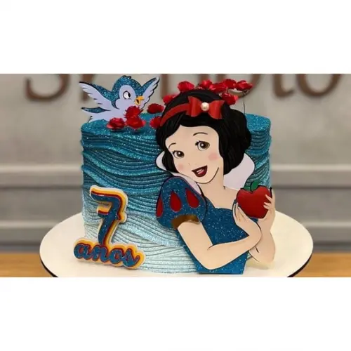 Arquivo de Corte - Topo de Bolo (branca de Neve) 10