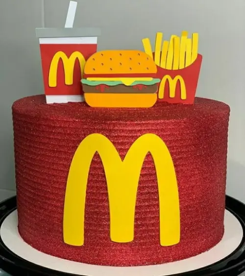 Arquivo de Corte - Topo de Bolo (McDonald's) 1