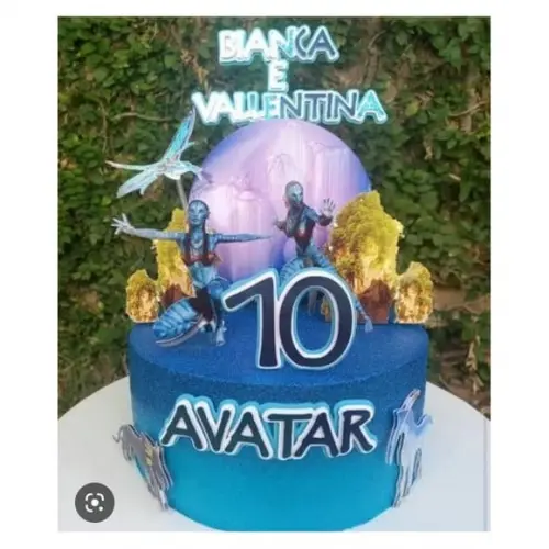 Arquivo de Corte - Topo de Bolo (avatar) 1