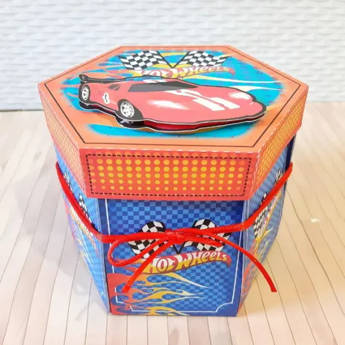 Arquivo de Corte - Caixa Explosão (Hot Wheels) 1
